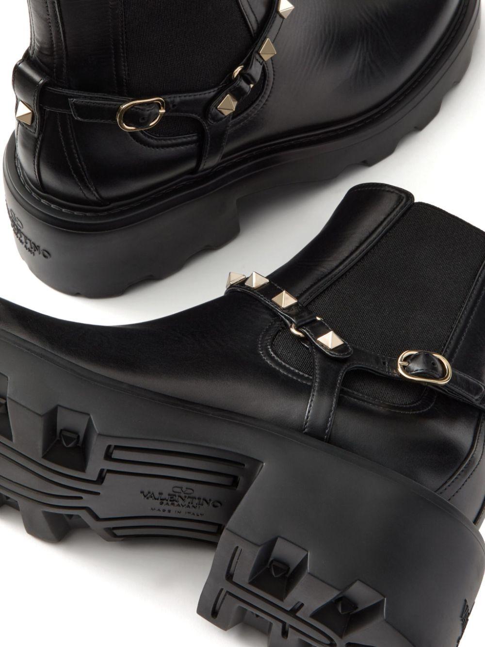 Valentino Garavani Beatle Rockstud In Calfskin