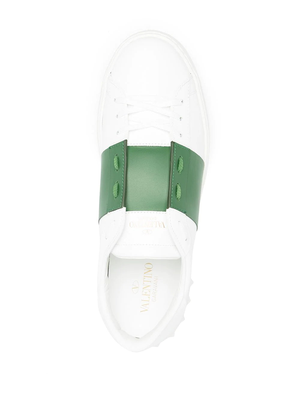 Valentino Garavani Calf Leather Open Sneakers