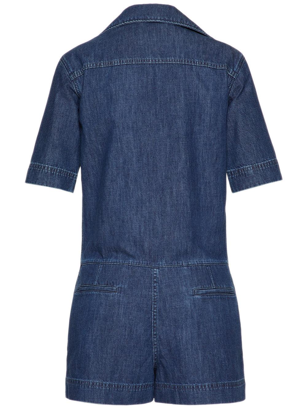 Valentino Garavani Chambray Denim Jumpsuit