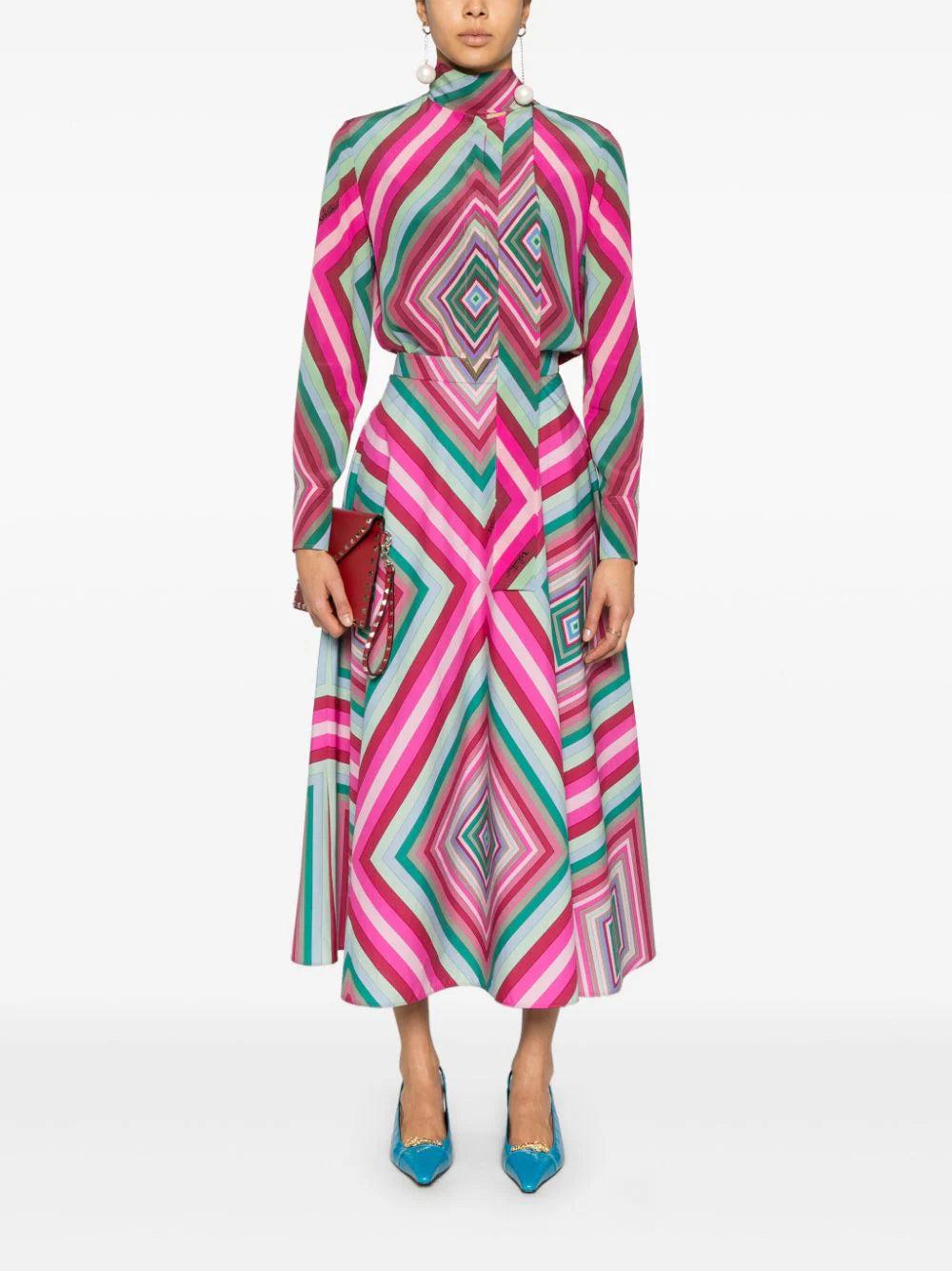 Valentino Garavani Cotton Midi Skirt