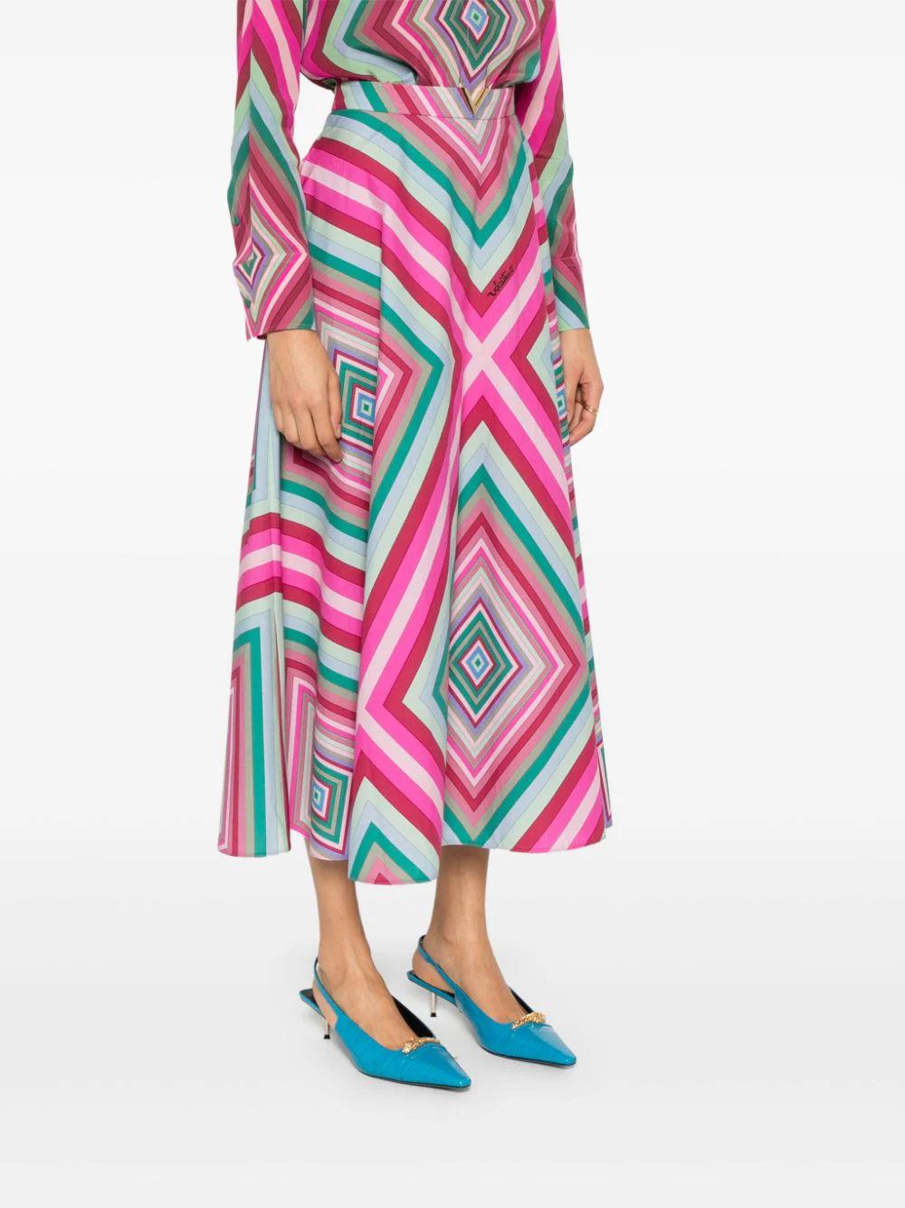 Valentino Garavani Cotton Midi Skirt