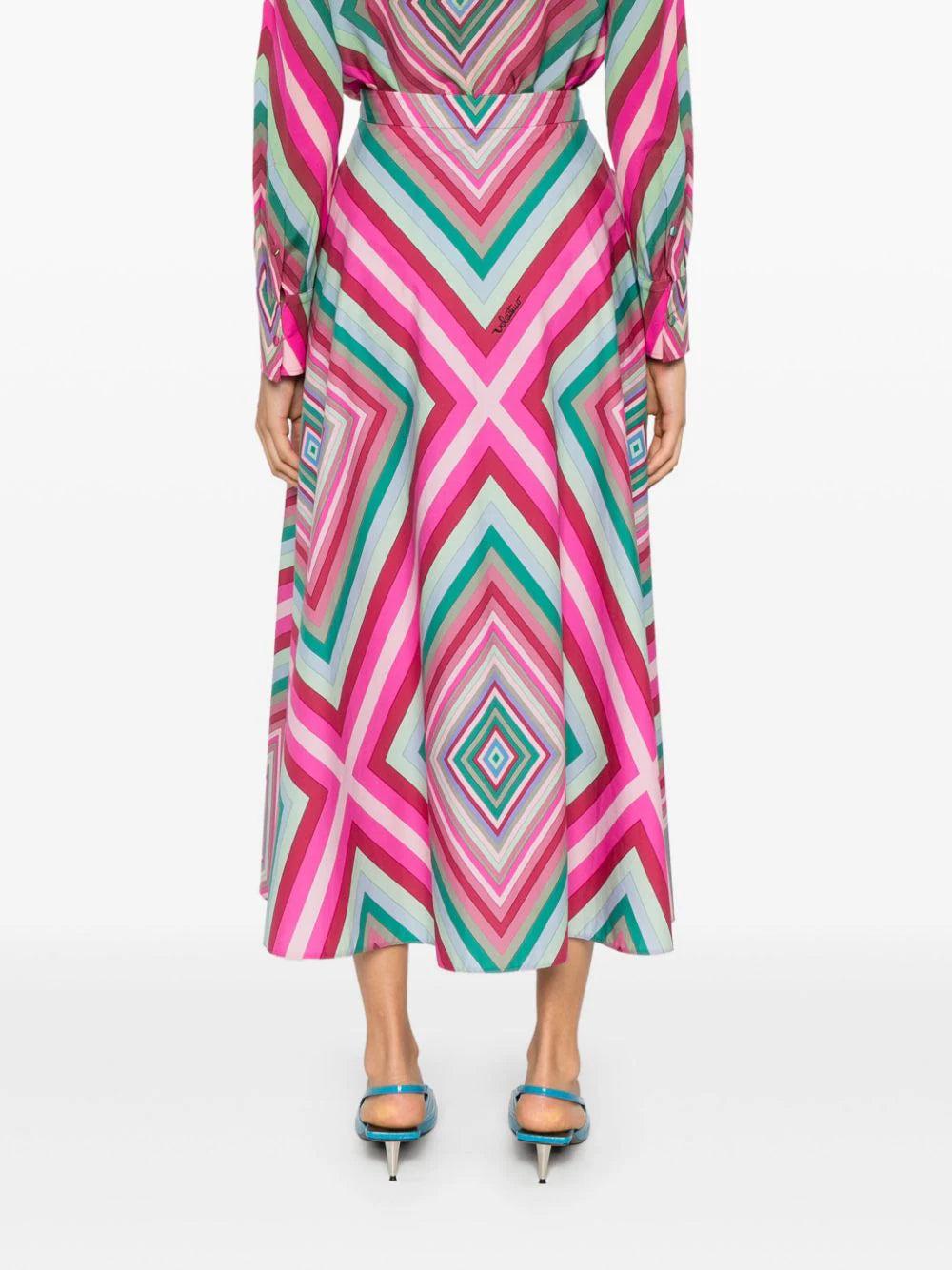 Valentino Garavani Cotton Midi Skirt