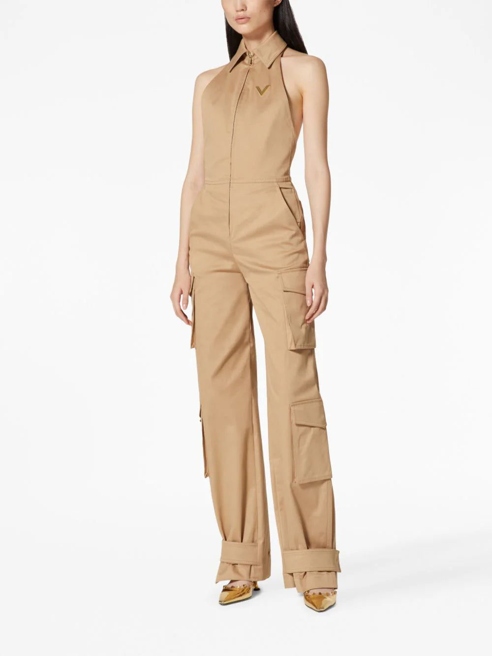 Valentino Garavani Gold V Jumpsuit