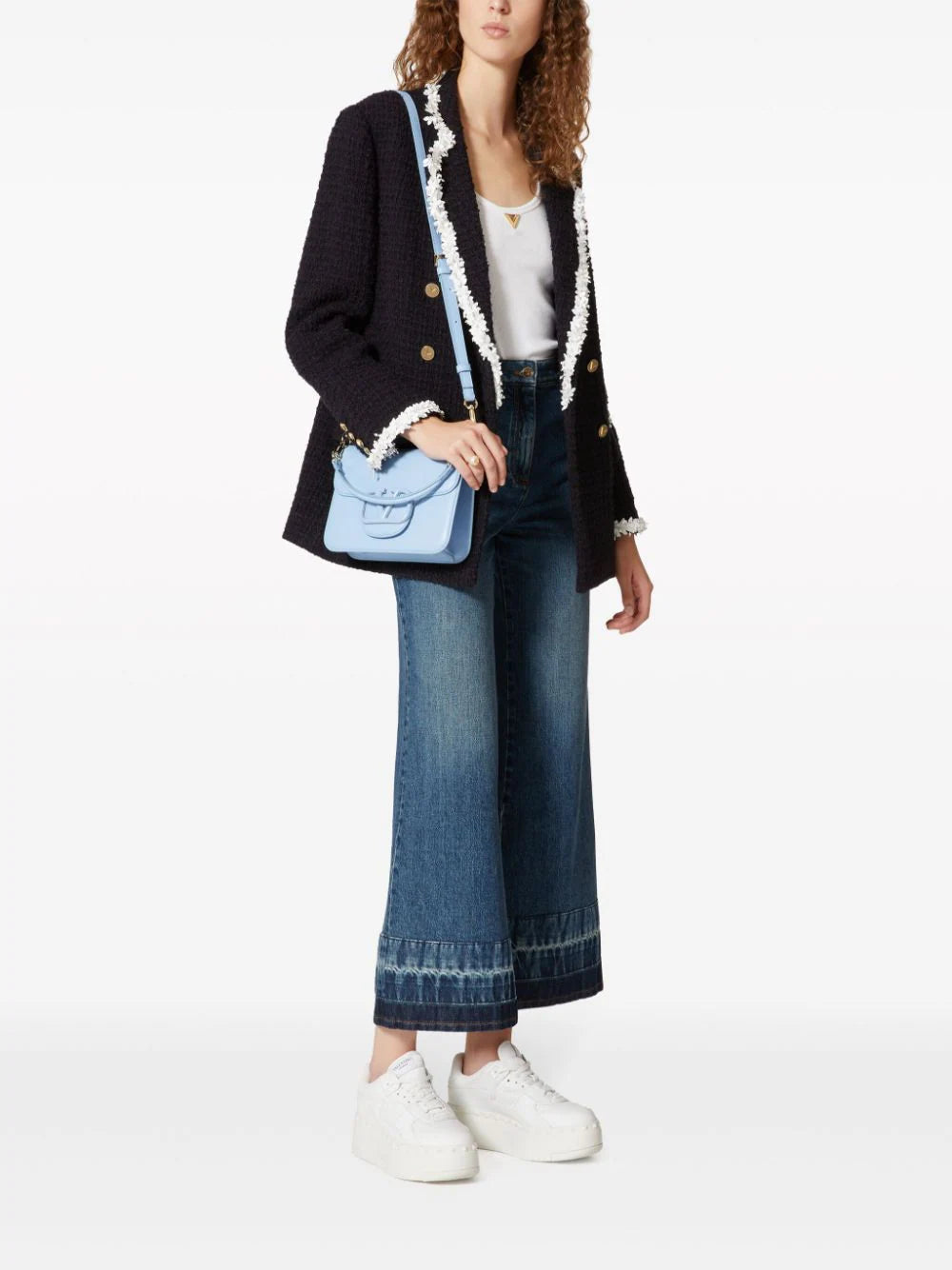 Valentino Garavani Jeans In Washed Blue