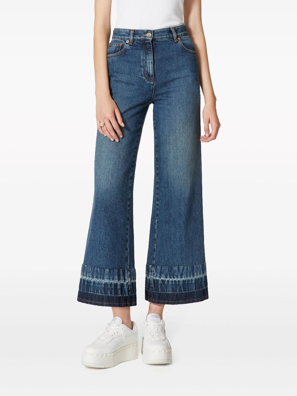 Valentino Garavani Jeans In Washed Blue