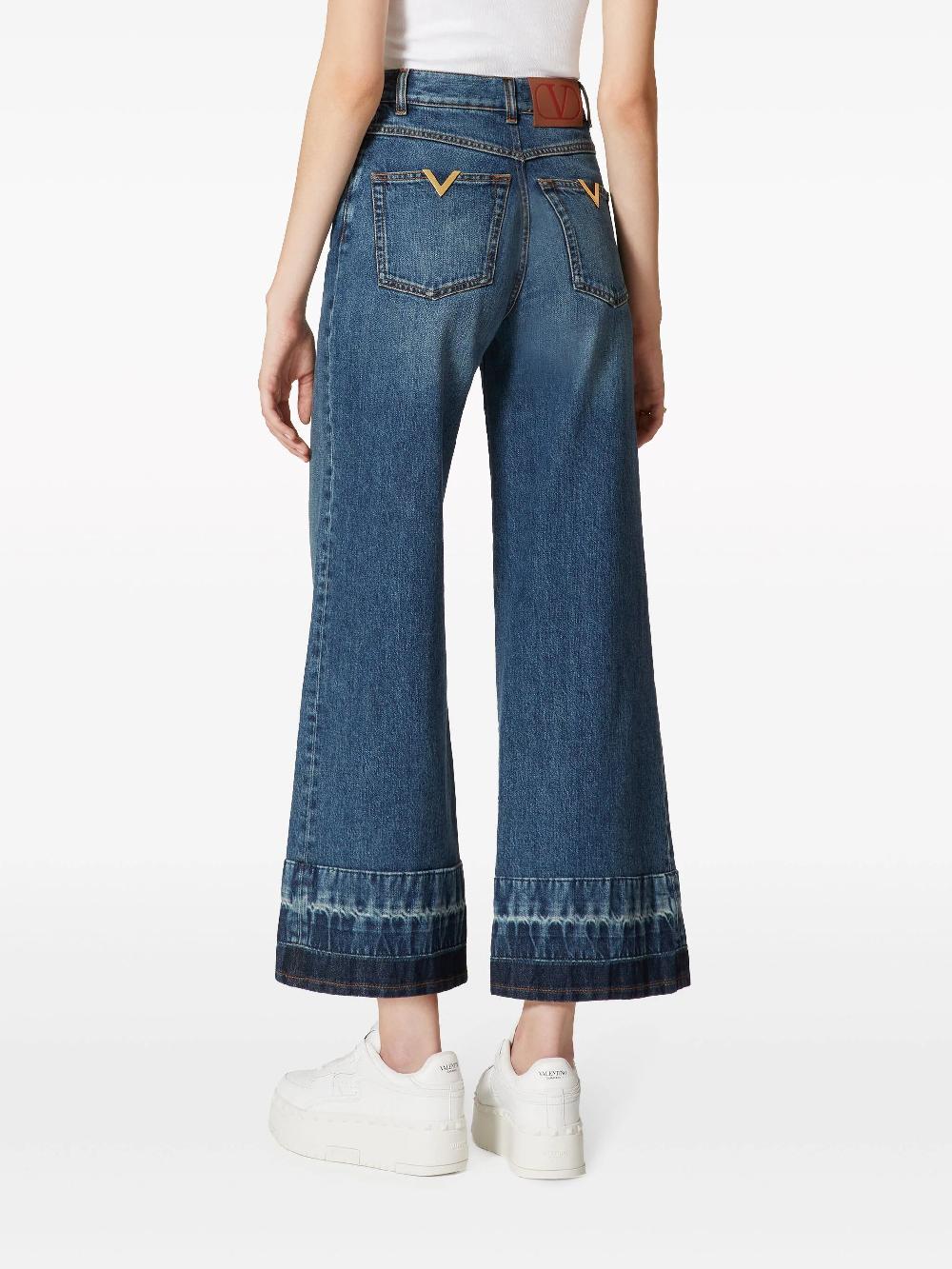 Valentino Garavani Jeans In Washed Blue