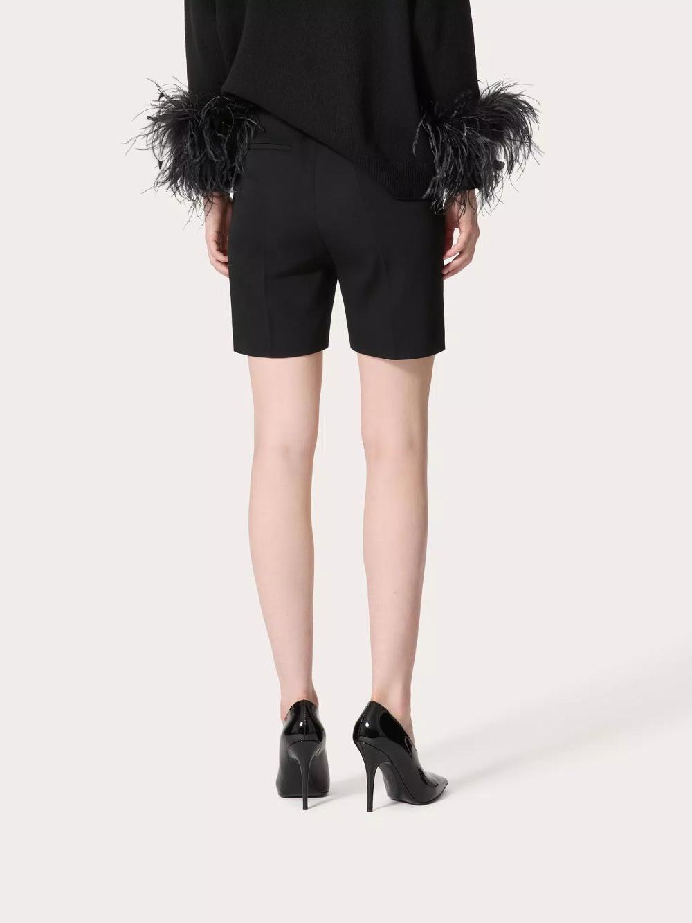 Valentino Garavani Le Noir Bermuda Shorts