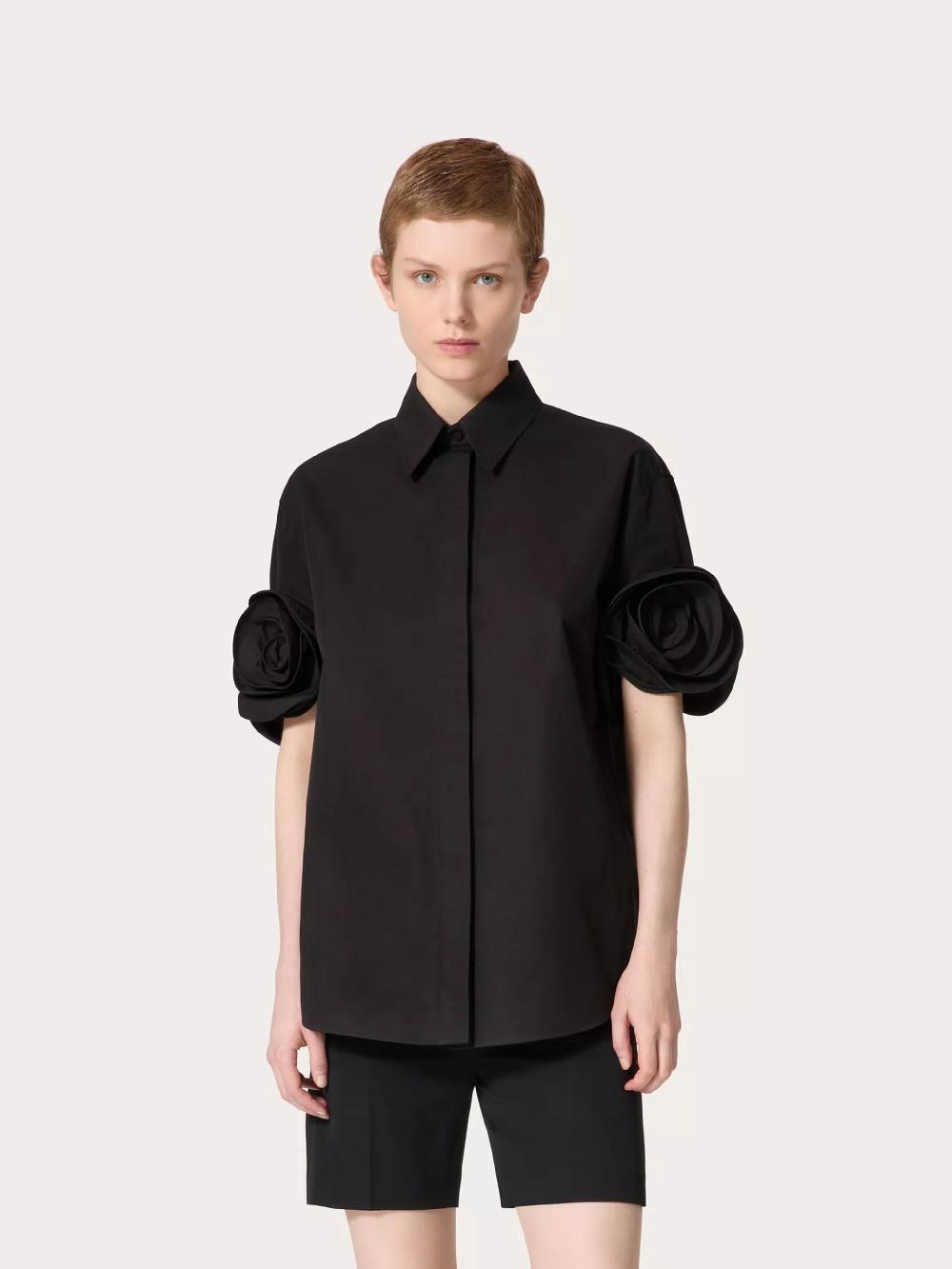 Valentino Garavani Le Noir Popeline Shirt
