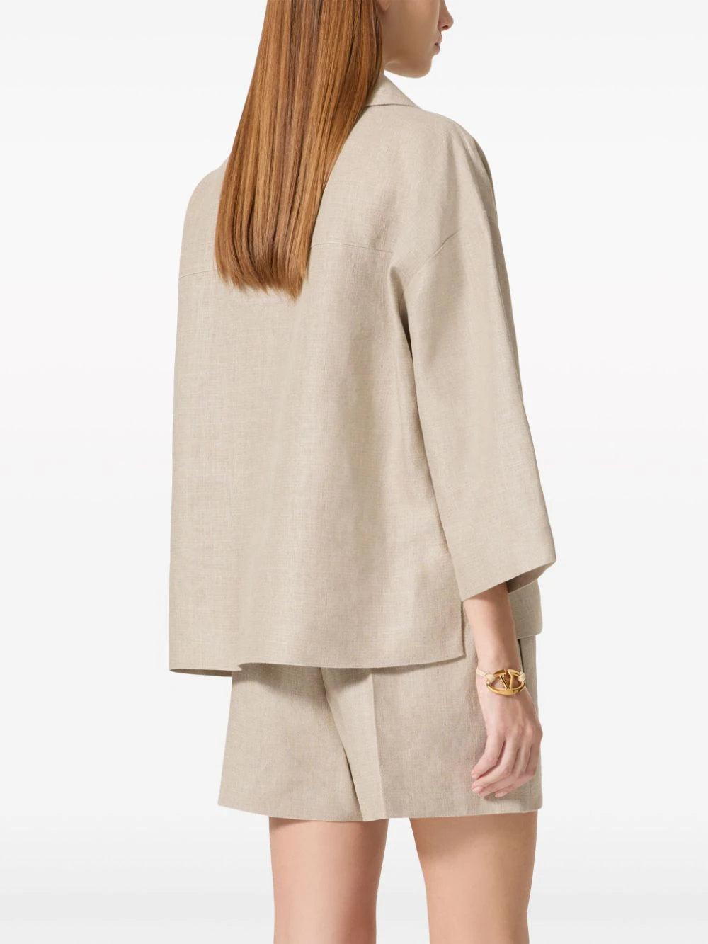 Valentino Garavani Linen Canvas Top
