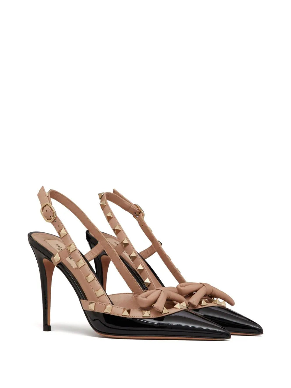 Valentino Garavani Rockstud Bow Slingback Pumps