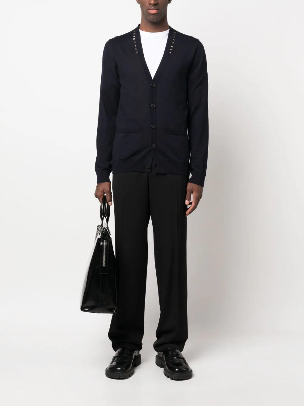 Valentino Garavani Rockstud Untitled Cardigan