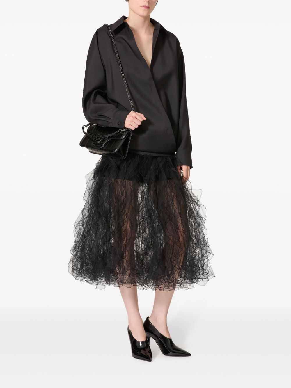 Valentino Garavani Techno Light Wool Shirt