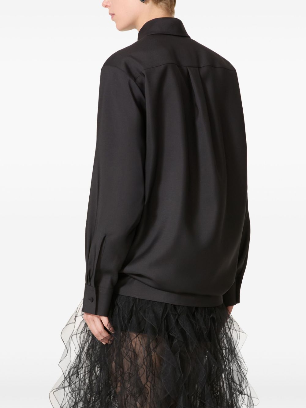 Valentino Garavani Techno Light Wool Shirt