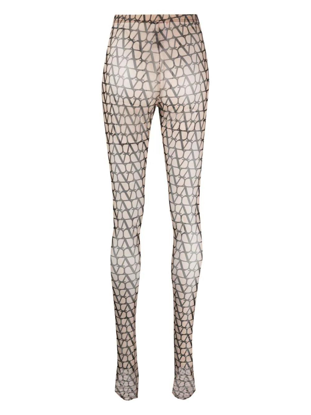 Valentino Garavani Toile Iconographe Tulle Tights