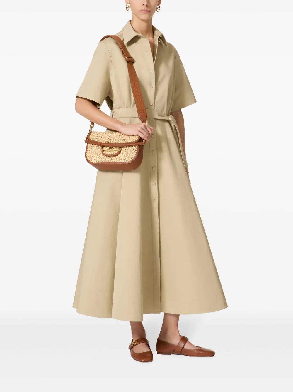 Valentino Garavani V Gold Dress