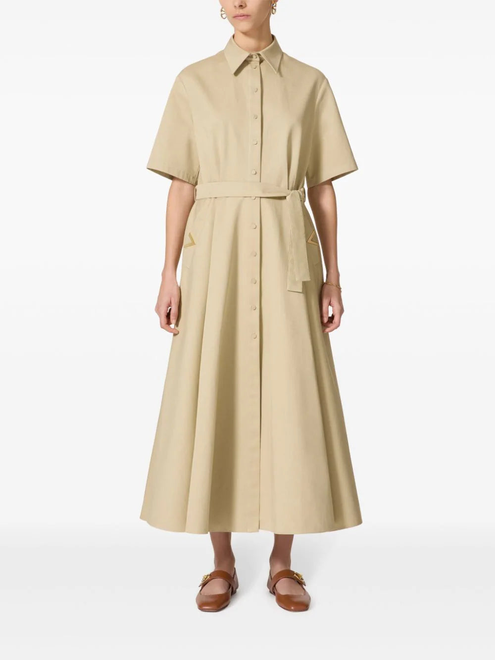 Valentino Garavani V Gold Dress