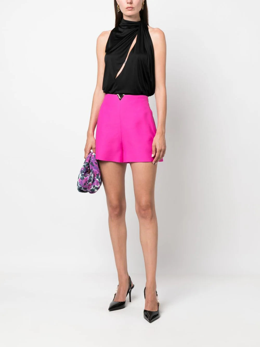 Valentino Garavani V Gold Shorts