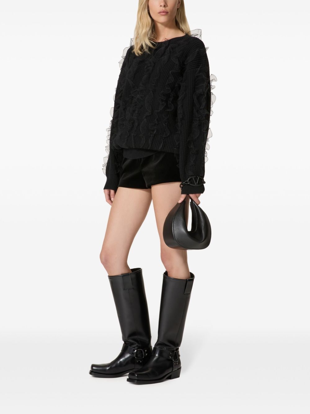 Valentino Garavani Velvet Shorts