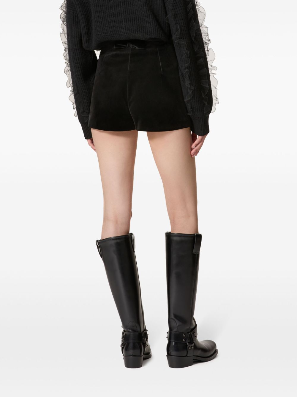 Valentino Garavani Velvet Shorts