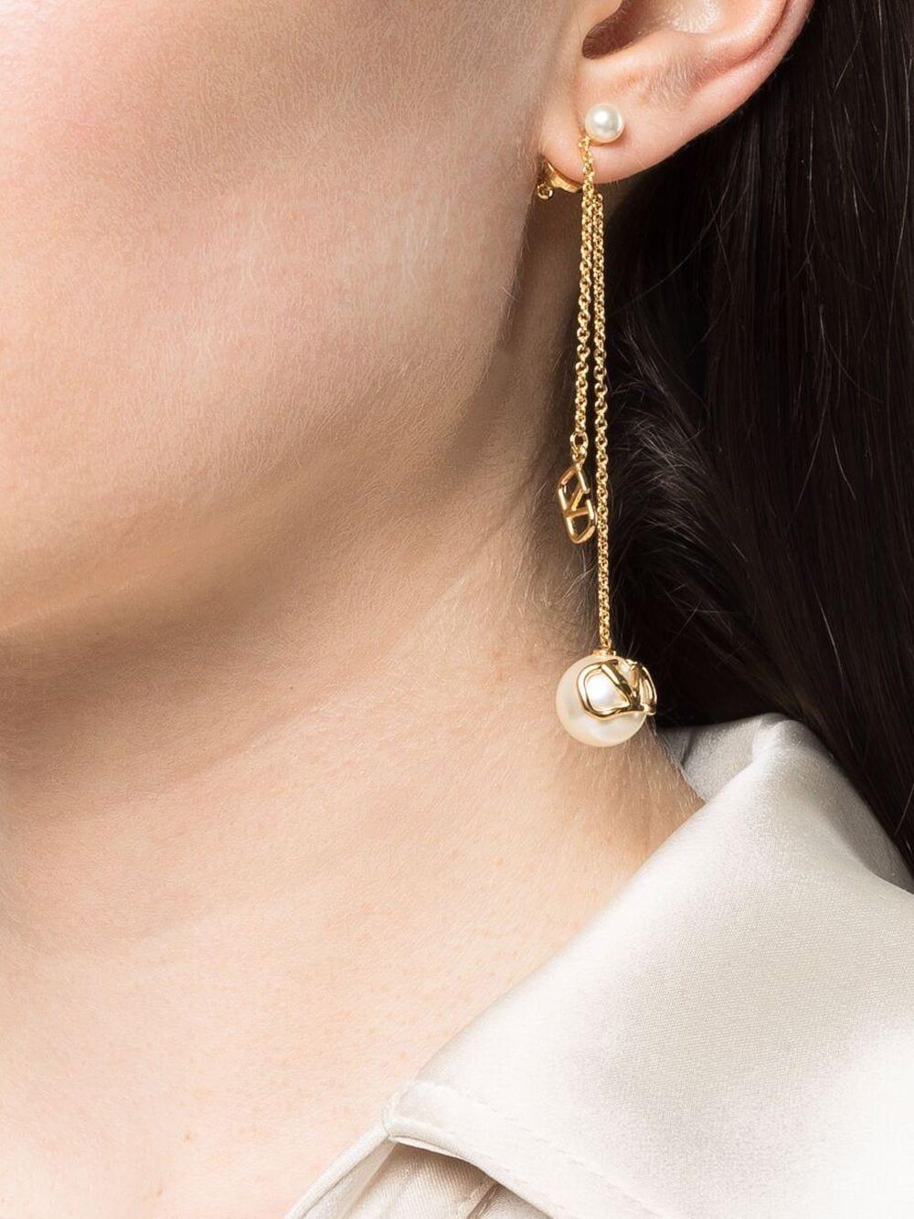 Valentino Garavani Vlogo Earrings