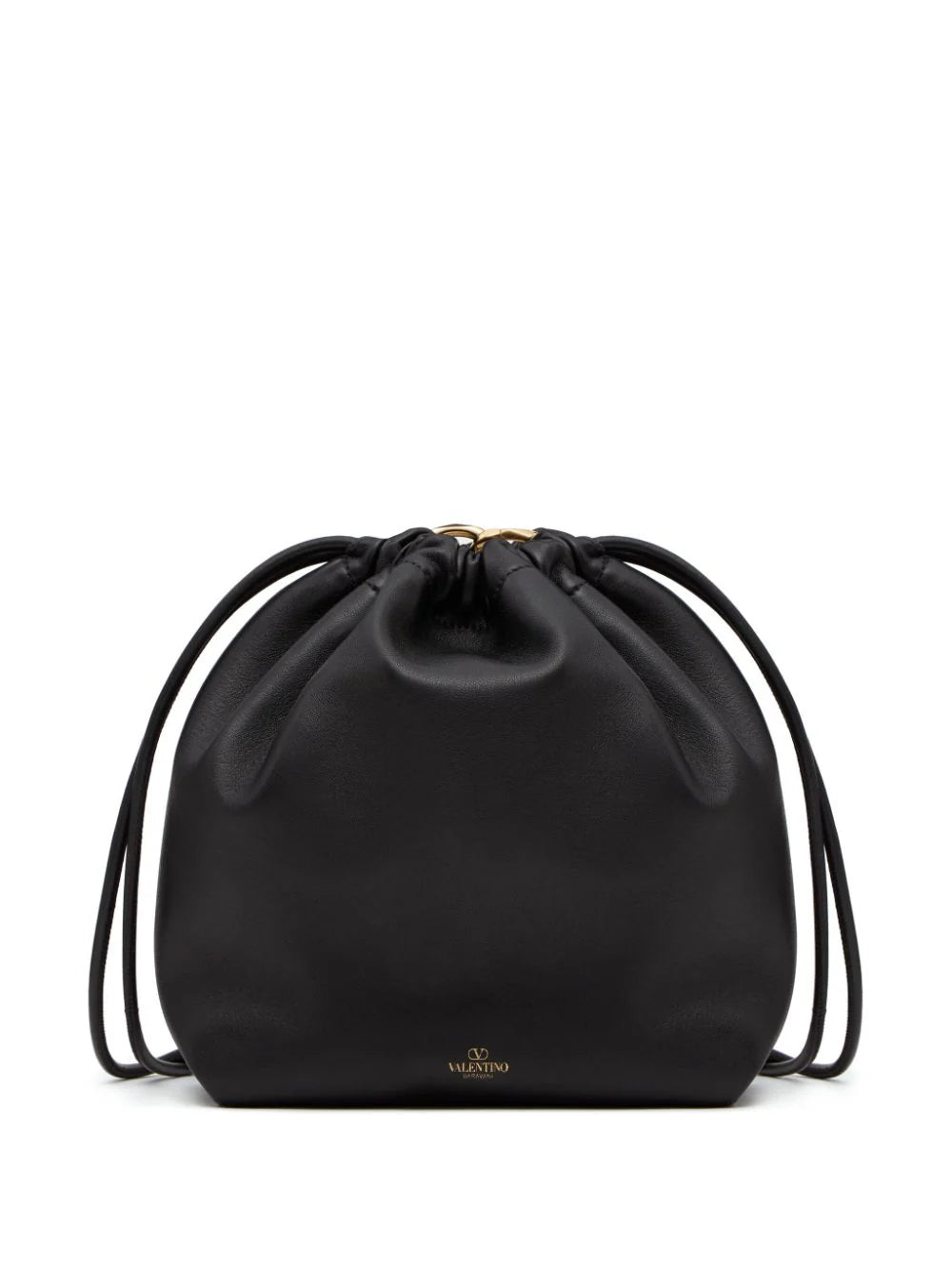 Valentino Garavani Vlogo Pouf Nappa Leather Pouch
