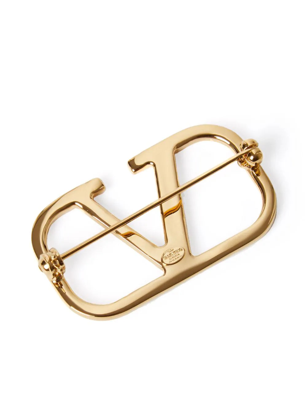 Valentino Garavani Vlogo Signature Metal Brooch