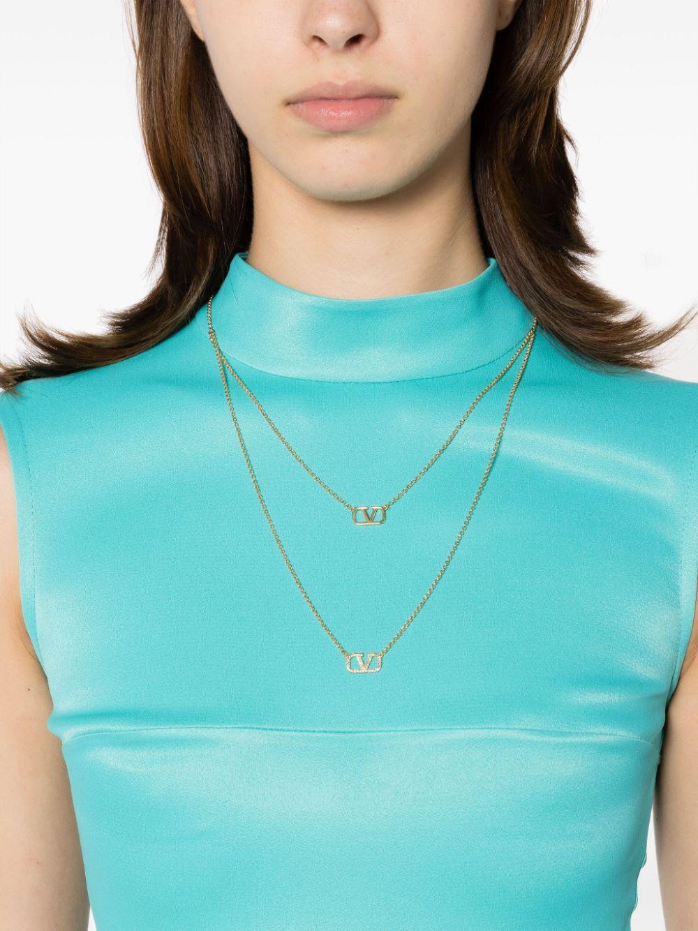 Valentino Garavani Vlogo Signature Necklace