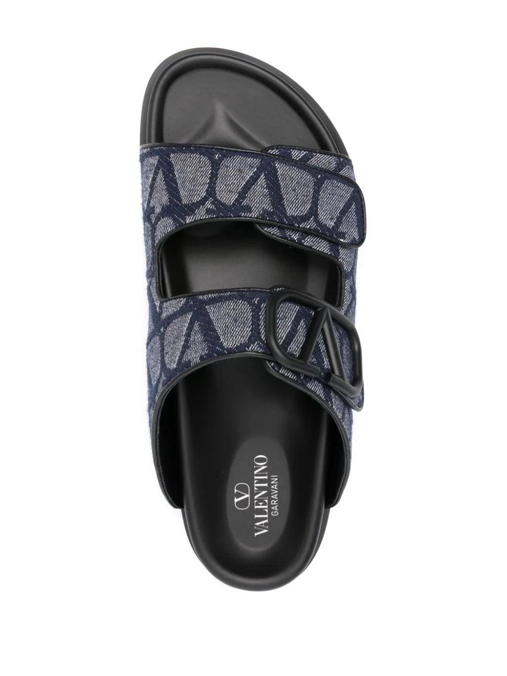 Valentino Garavani Vlogo Toile Iconographe Sandals