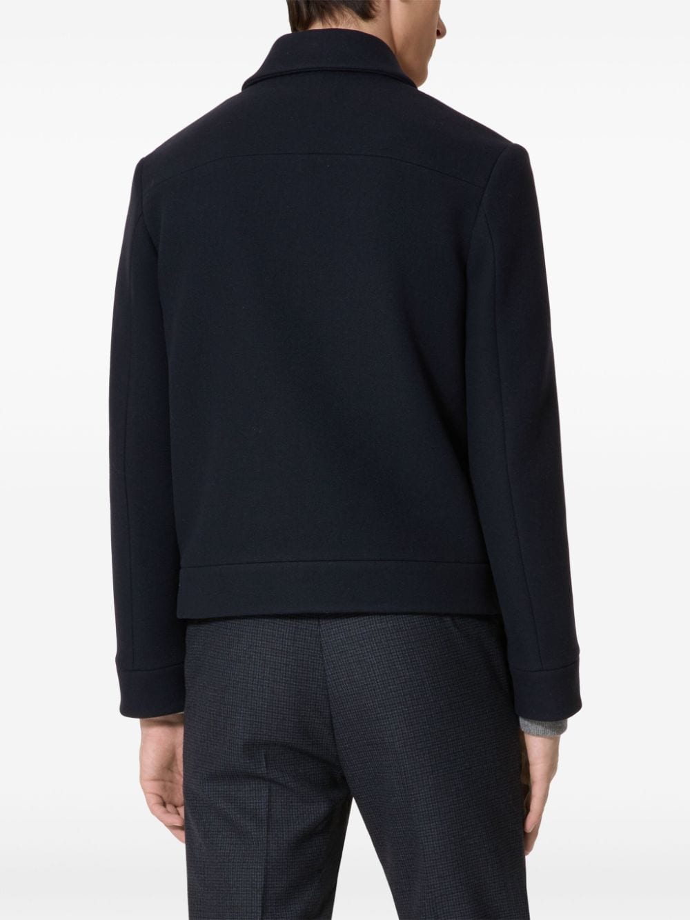 Valentino Garavani Wool Jacket With V Detail