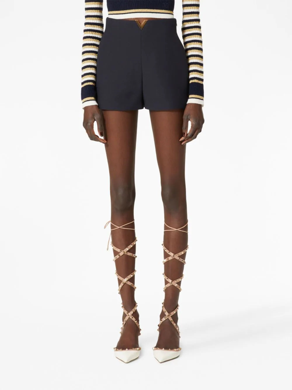 Valentino Garavani Valentino Shorts In Crepe Couture