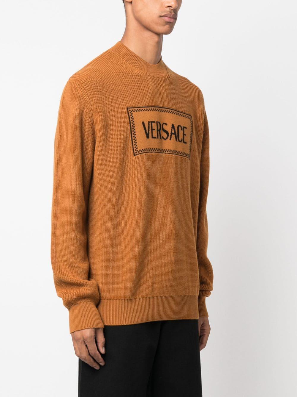 VERSACE 90s Vintage Logo Sweater