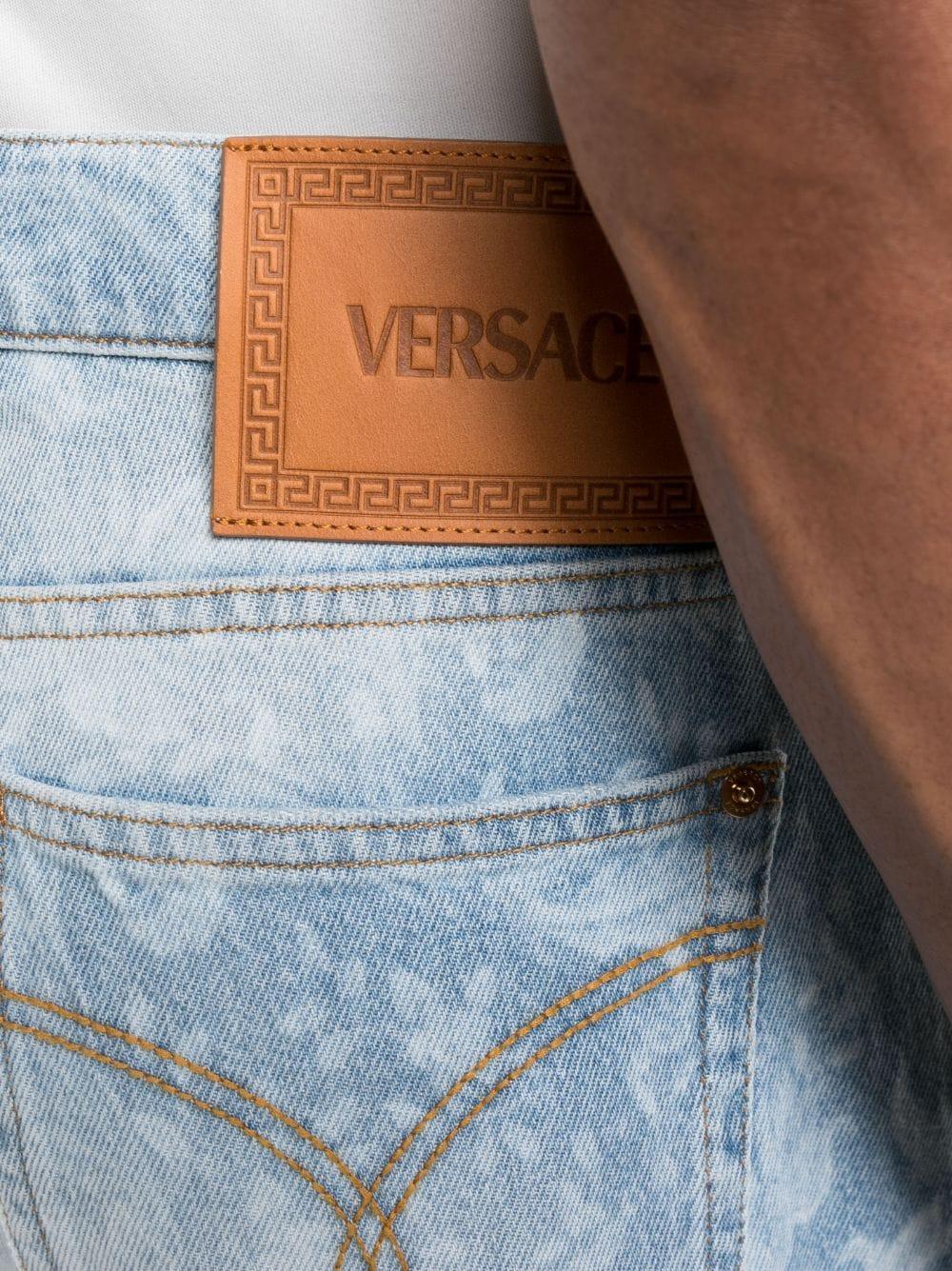 VERSACE Barocco Denim Shorts