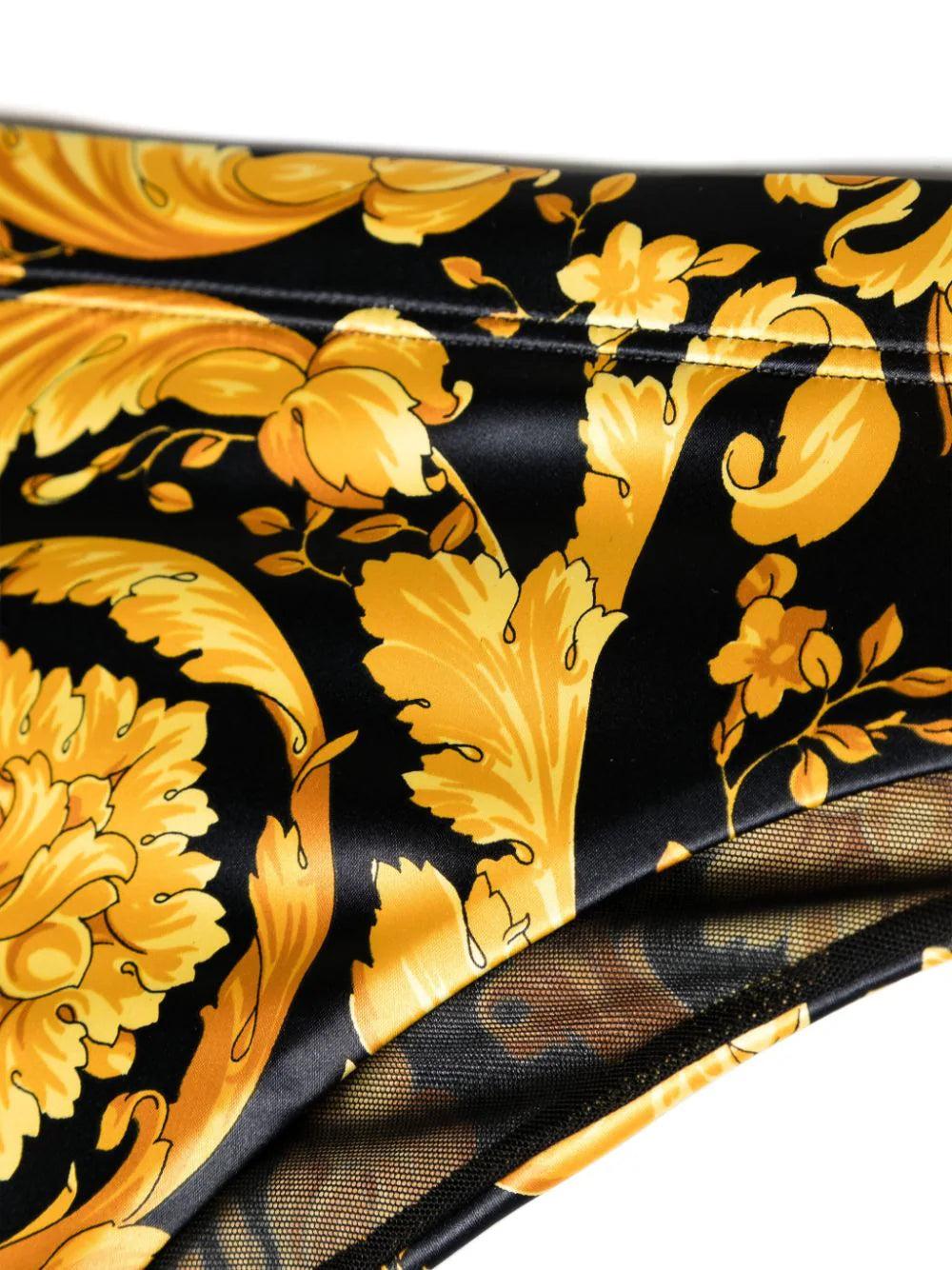 VERSACE Barocco Print Stretch Satin Briefs