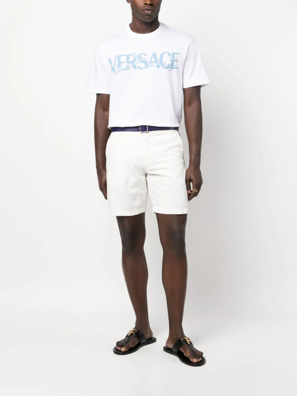 VERSACE Barocco Silhouette Logo T-shirt