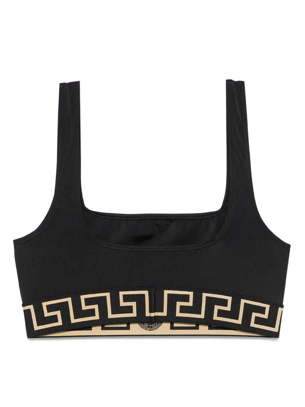 VERSACE Bikini Top With Greca Border