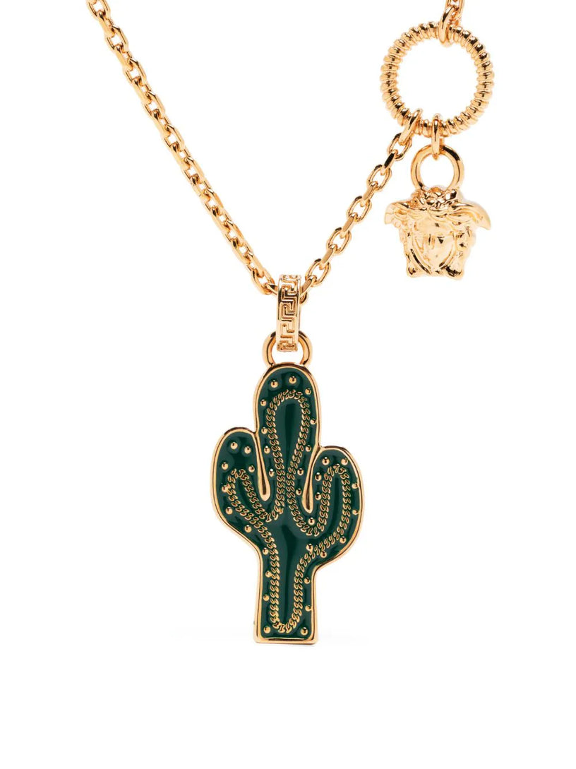 VERSACE Cactus necklace