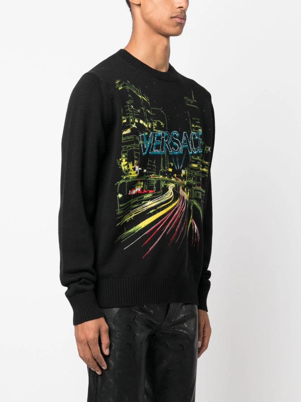 VERSACE City Lights Sweater
