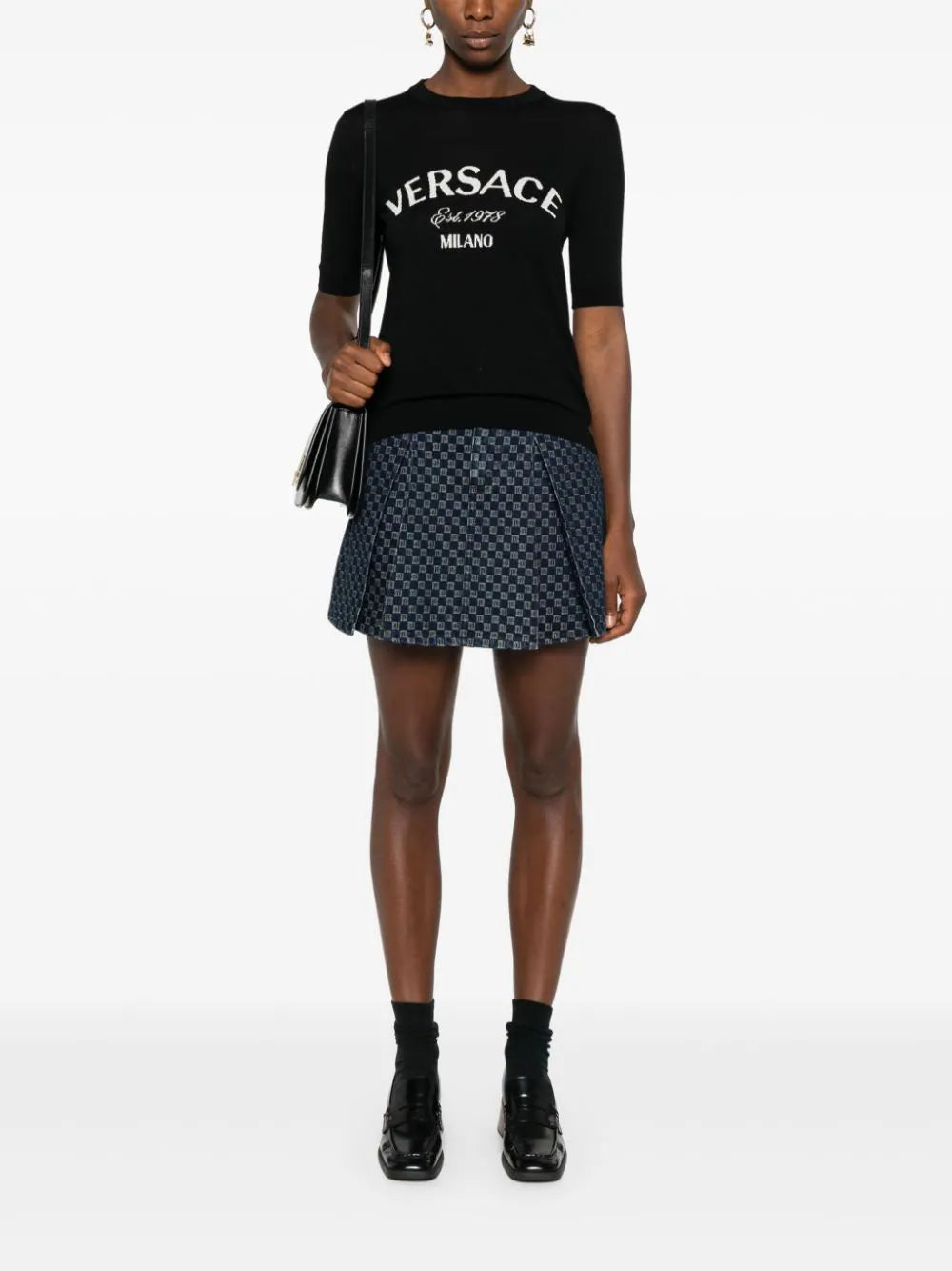 VERSACE College Knit Sweater