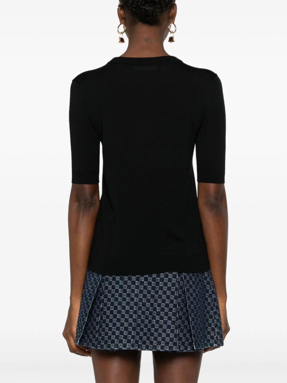 VERSACE College Knit Sweater