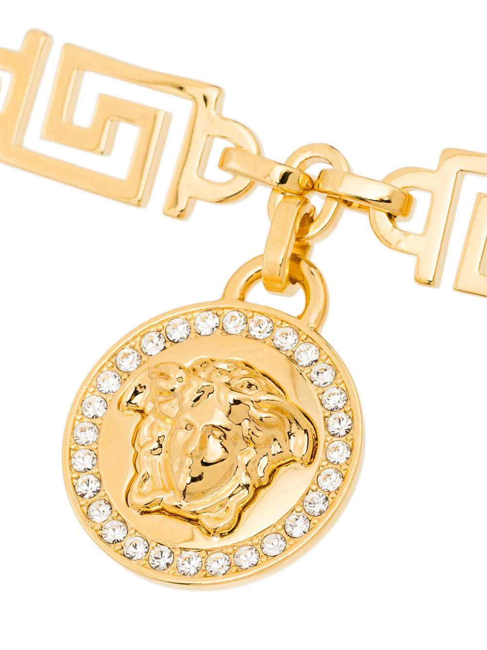 VERSACE Crystal La Medusa Greca Bracelt