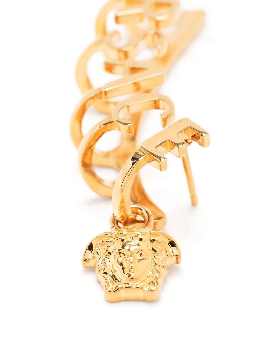 VERSACE Ear Cuff Earring With Medusa And Logo