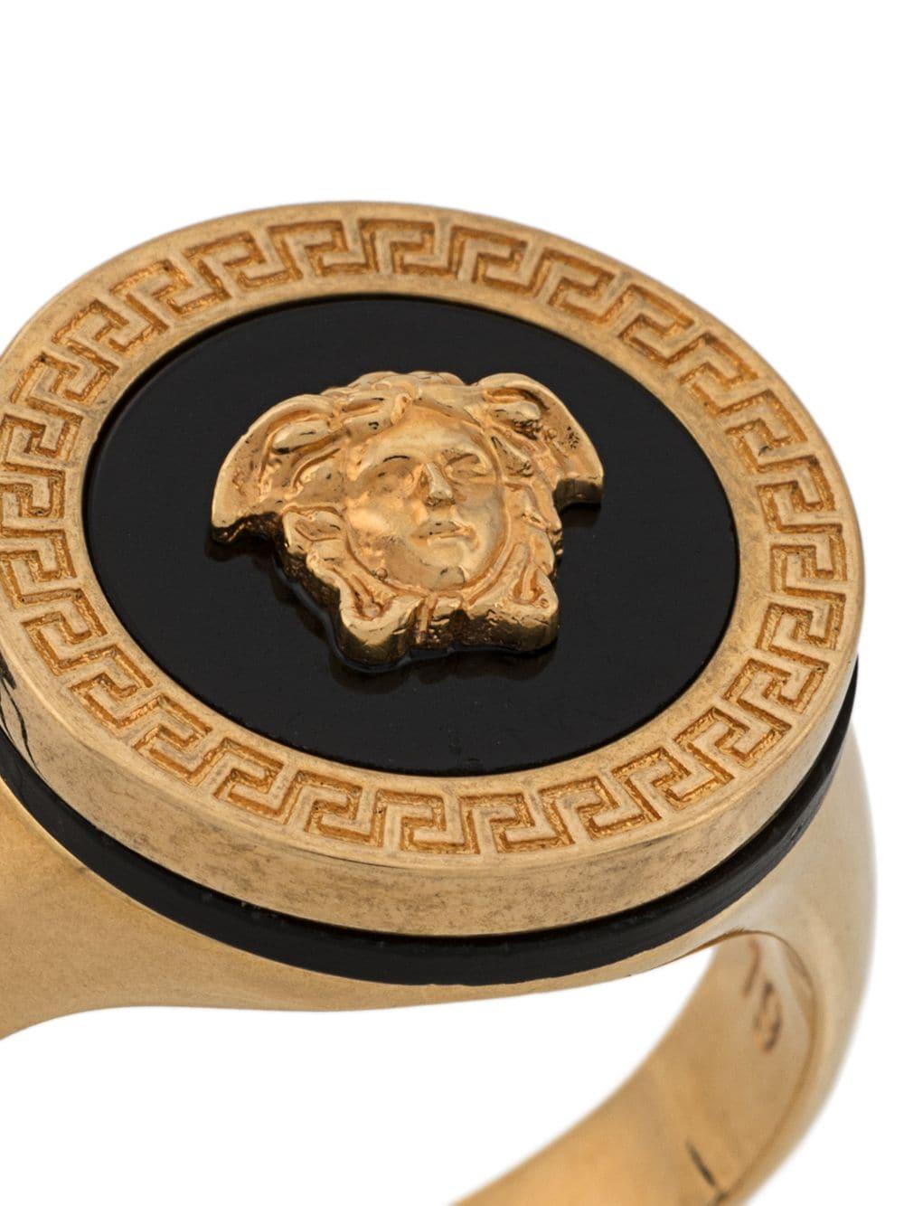 VERSACE Enamel Medusa Ring