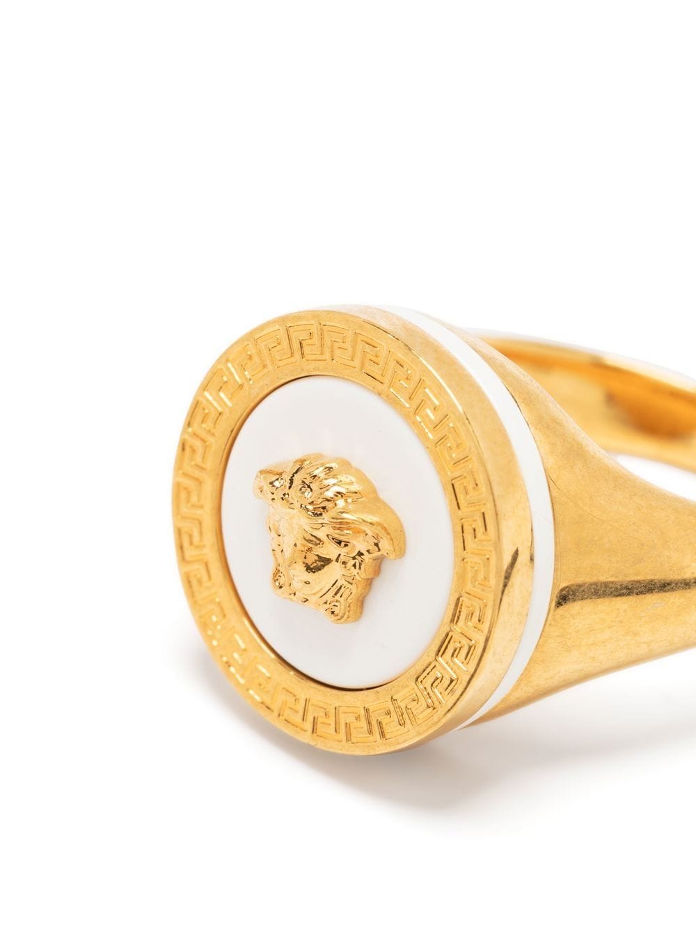 VERSACE Enamel Medusa Ring