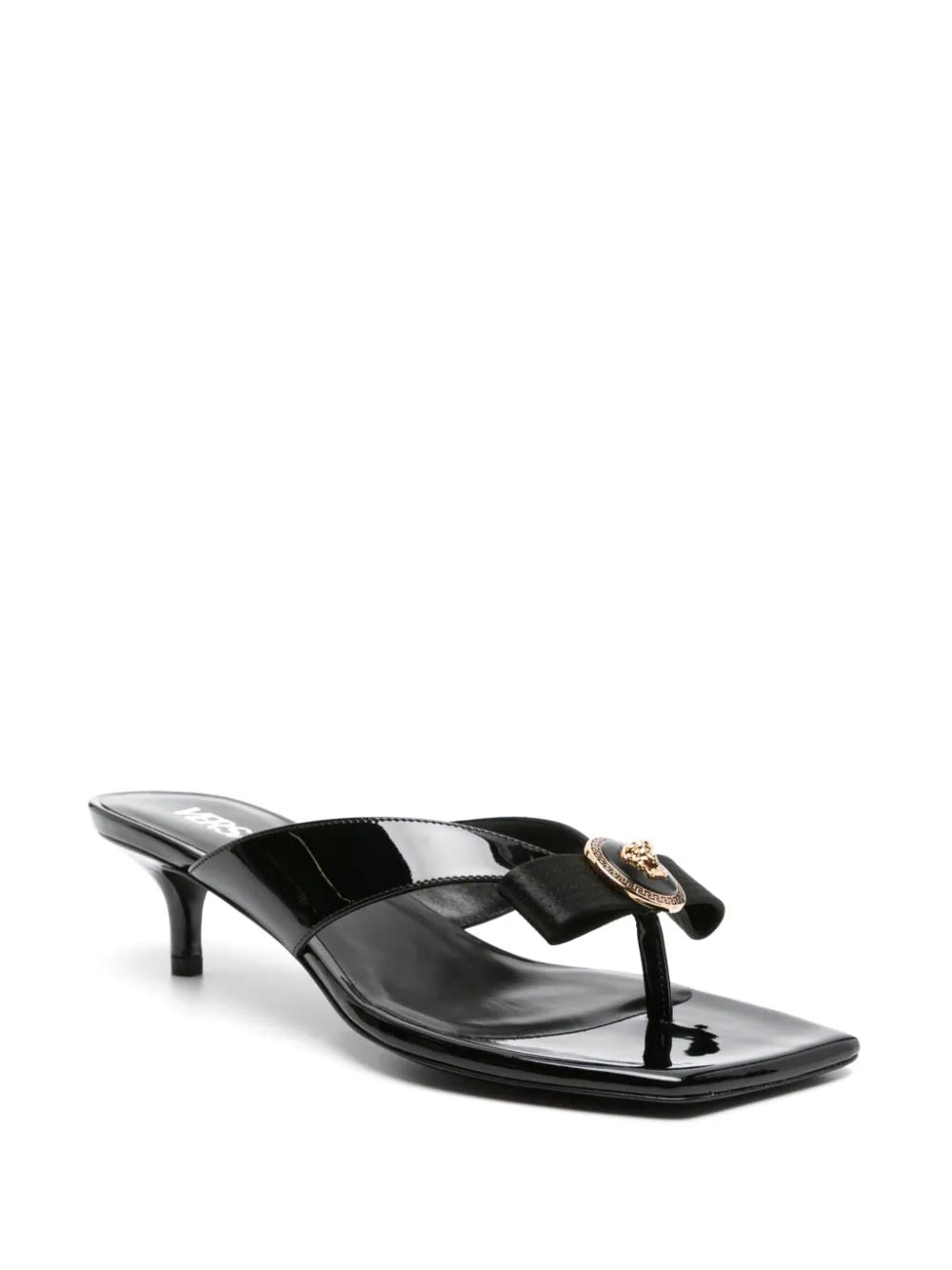 VERSACE Gianni Ribbon Low Mules