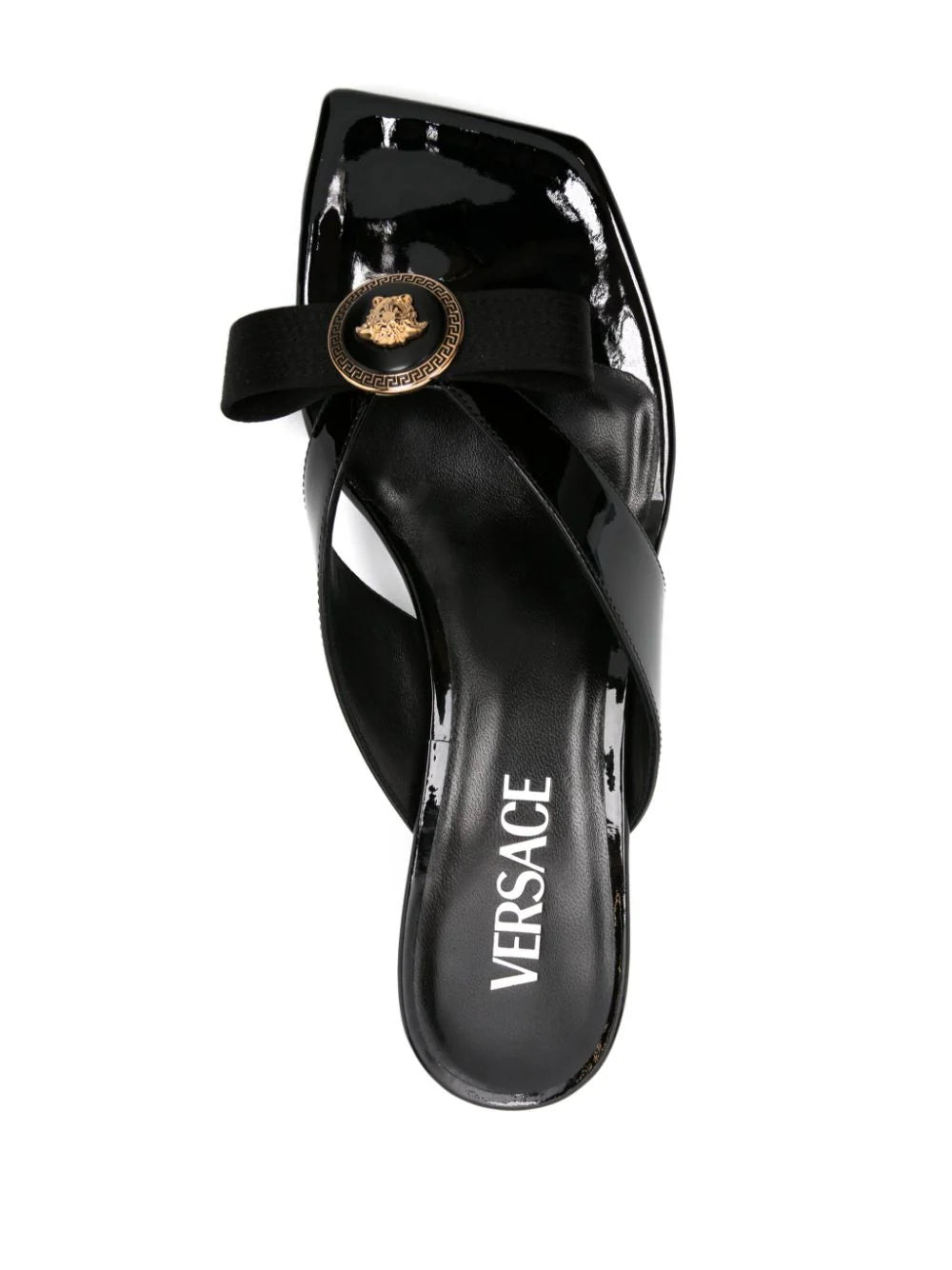 VERSACE Gianni Ribbon Low Mules