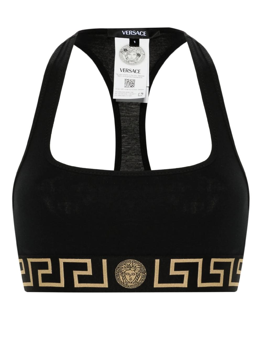 VERSACE Greca Border Bralette