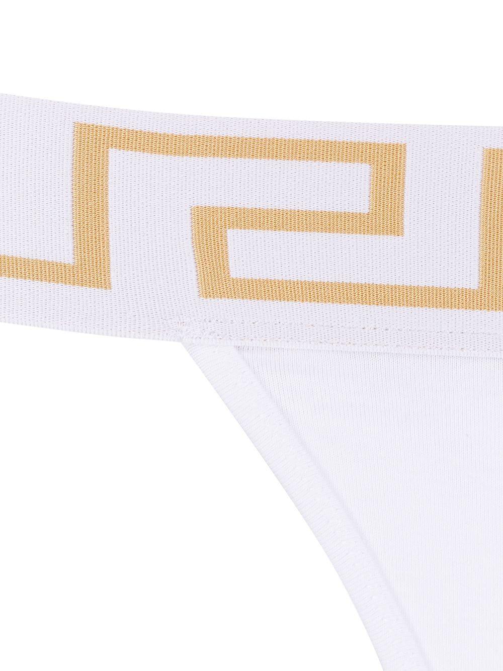 VERSACE Greca Border Thong