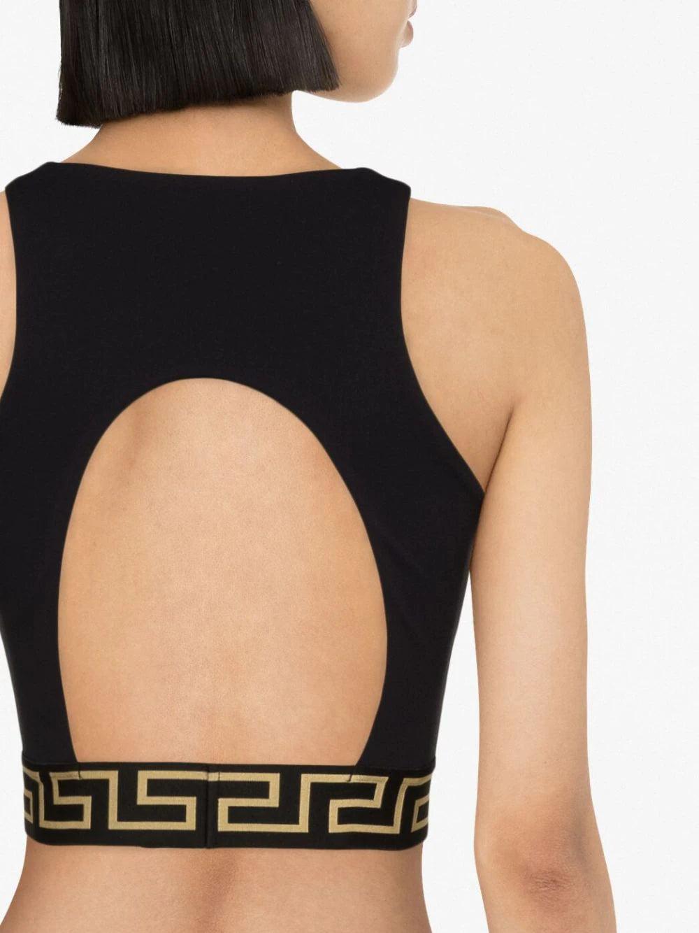 VERSACE Greca Bralette Top