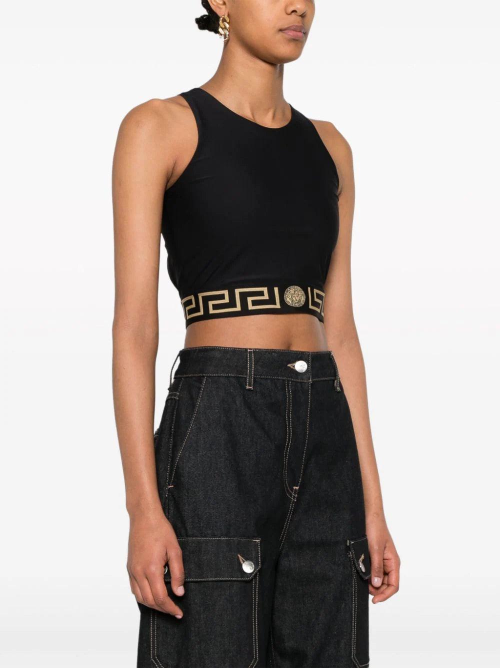 VERSACE Greca Bralette Top