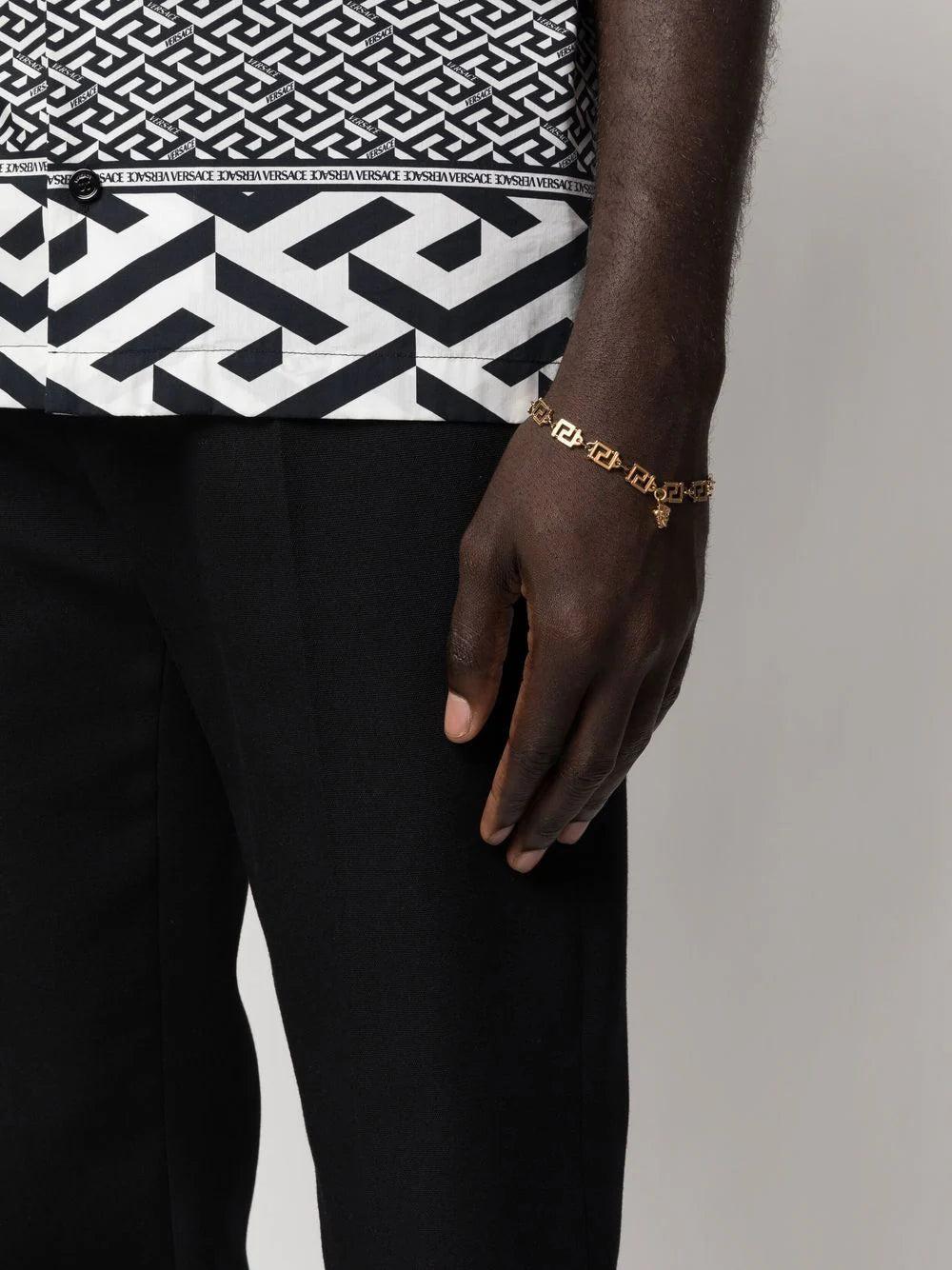 VERSACE 'greca' Charm-detail Bracelet